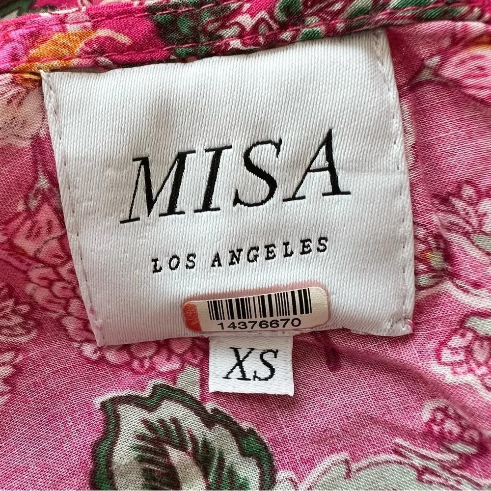 Misa Los Angeles Johanna Dress In pink Falaise Floral 17476 - Picture 13 of 15